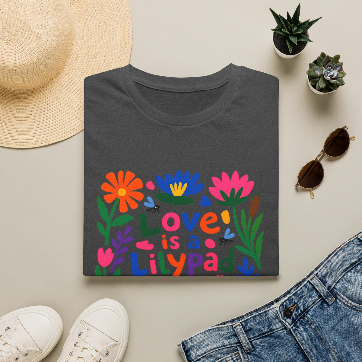 Love is a Lilypad Unisex Softstyle T-Shirt