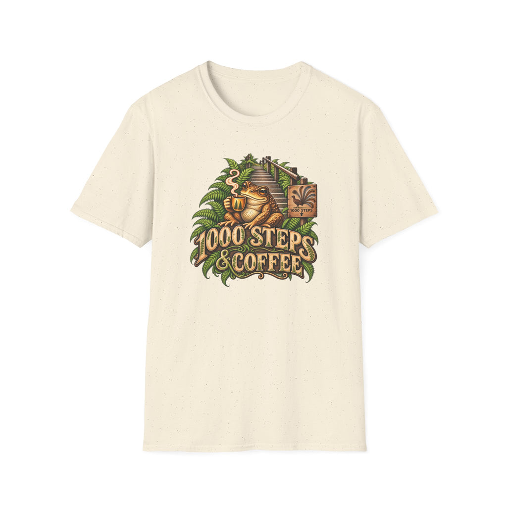 1000 Steps & Coffee Unisex Softstyle T-Shirt