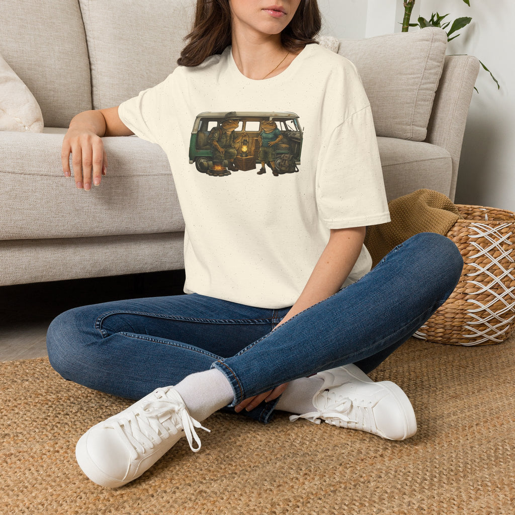 Toads Combi Van Camping Unisex Softstyle T-Shirt