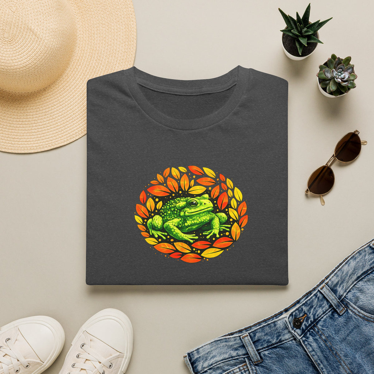 Leafy Toad Unisex Softstyle T-Shirt