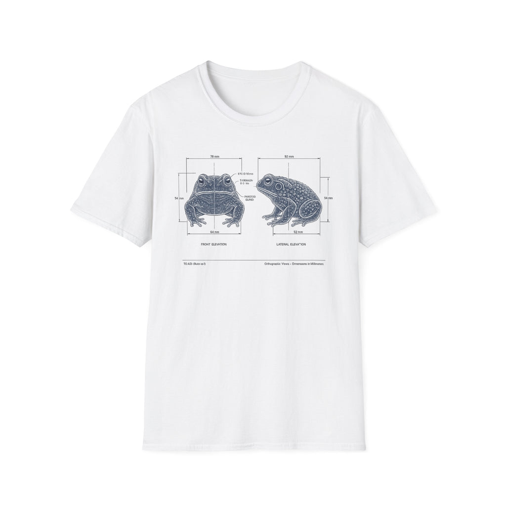 Blue Print Toad Unisex Softstyle T-Shirt