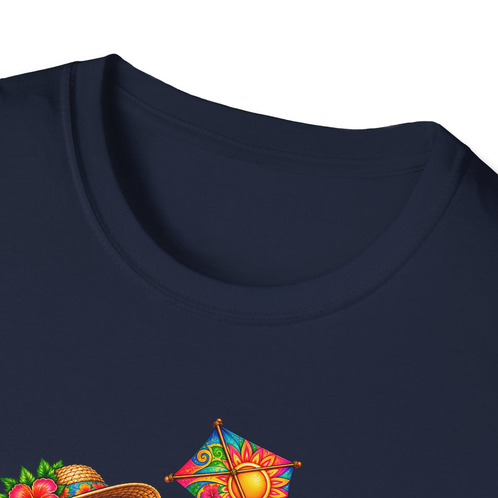 Kite flying Toad Unisex Softstyle T-Shirt
