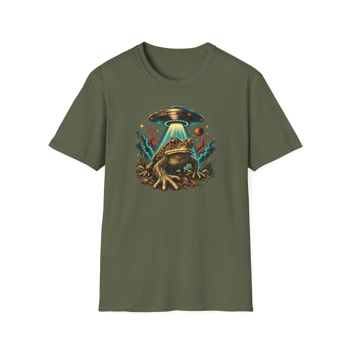 UFO Toad T-Shirt | Funny UFO & Toad Graphic Tee