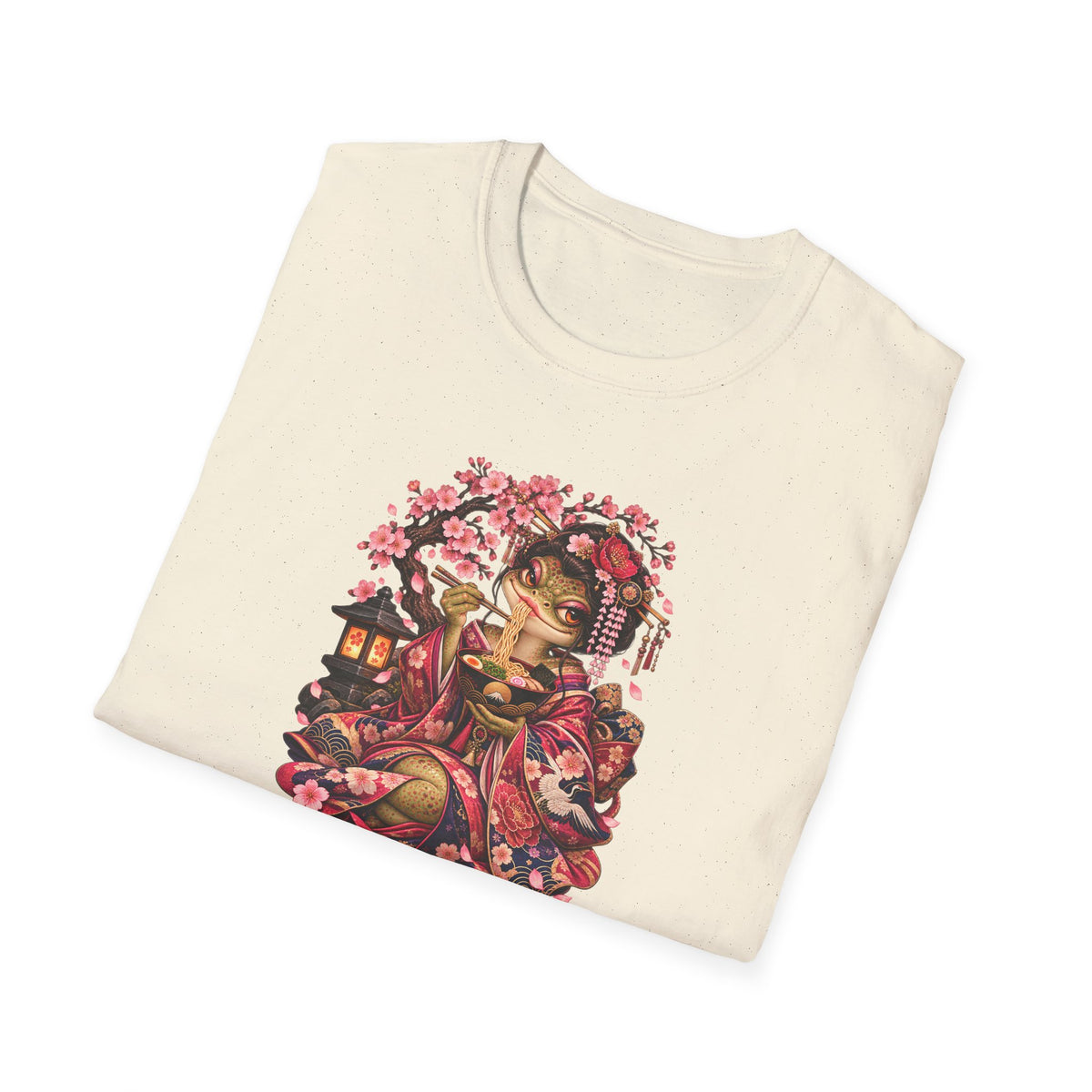 Cherry Blossom Toad Unisex Softstyle T-Shirt