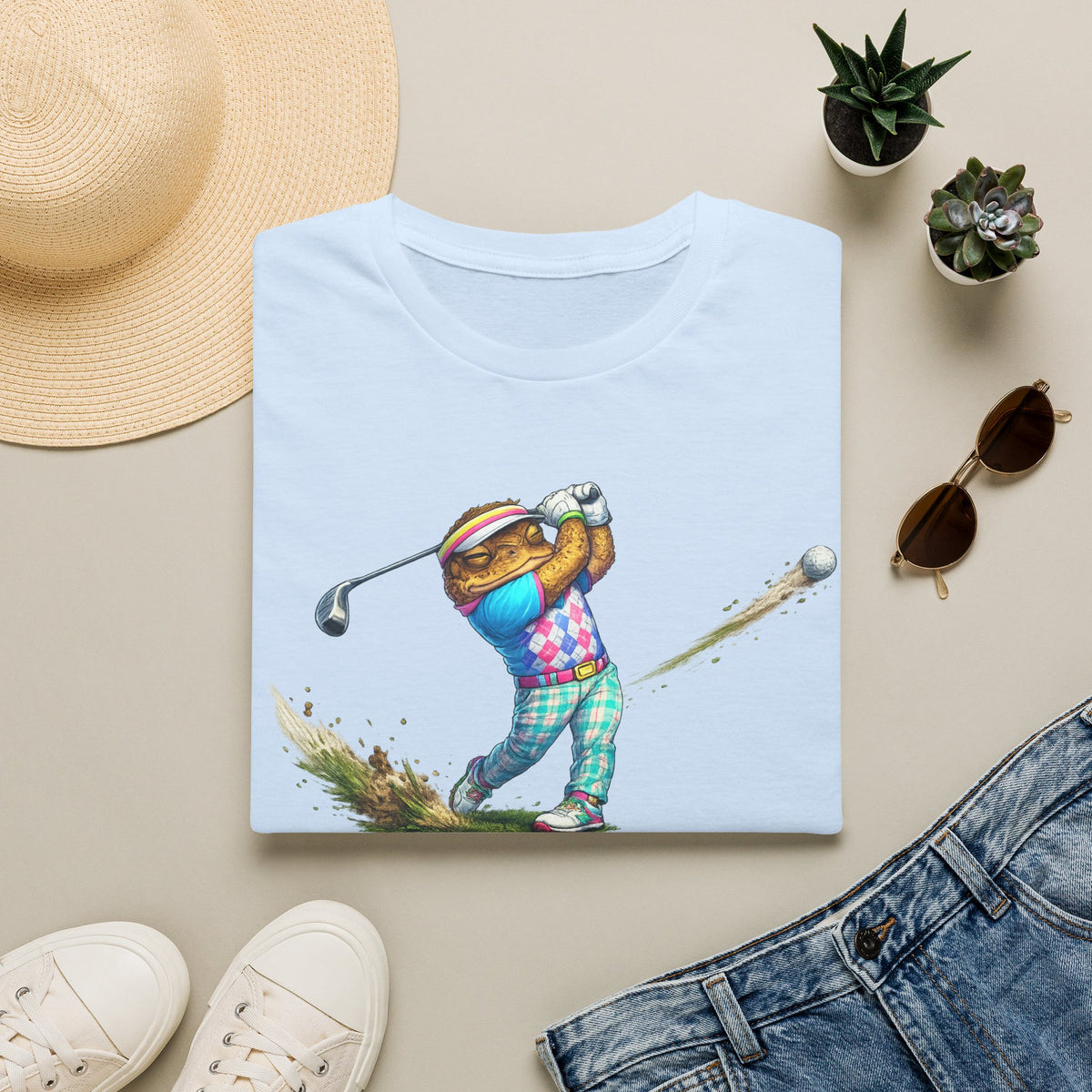 Golf Pro Toad Unisex Softstyle T-Shirt