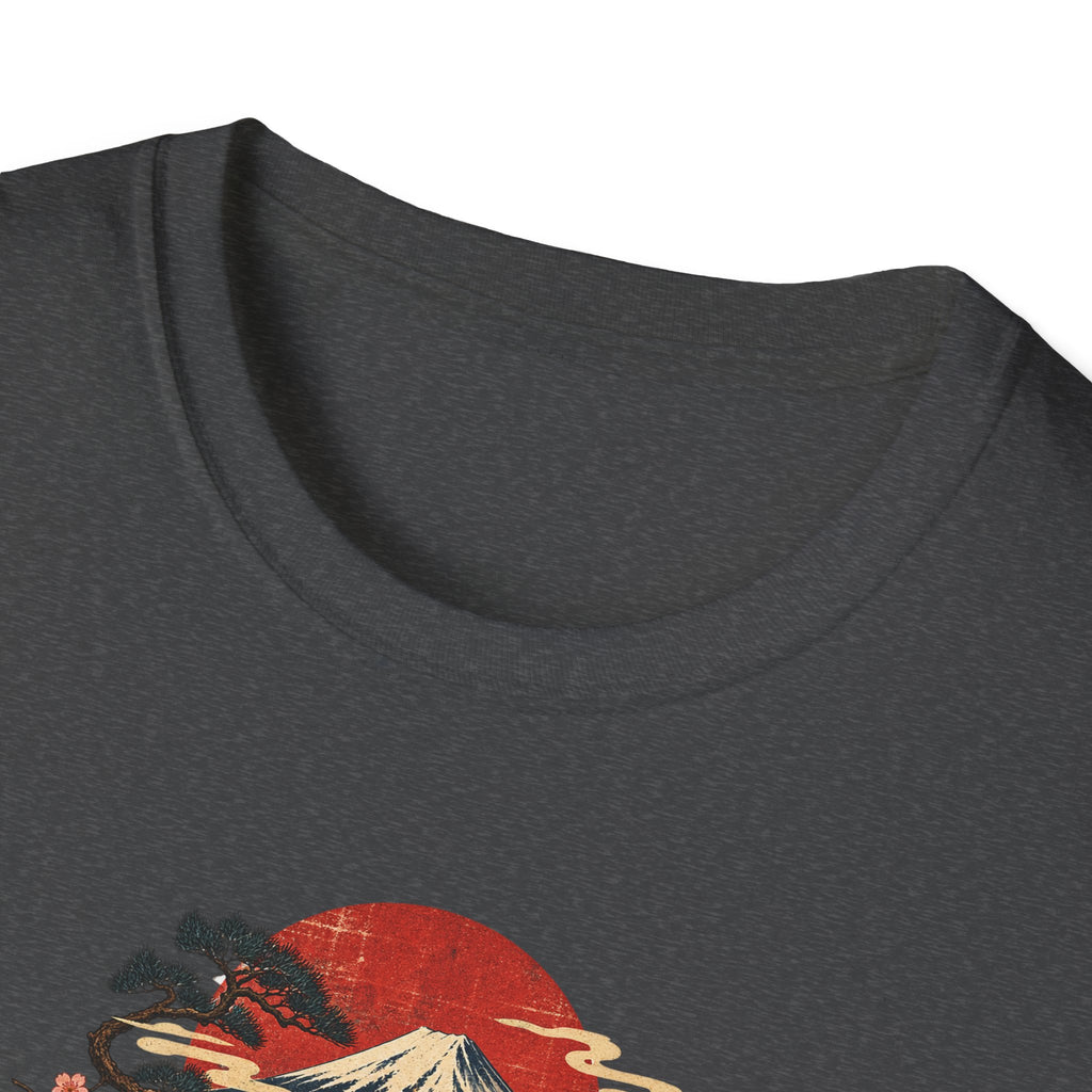 Mt Fuji Ramen noodle Toad Unisex Softstyle T-Shirt