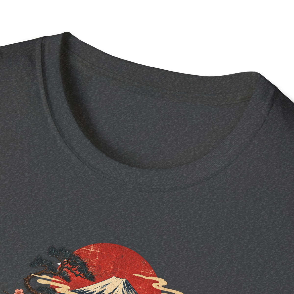 Mt Fuji Ramen noodle Toad Unisex Softstyle T-Shirt