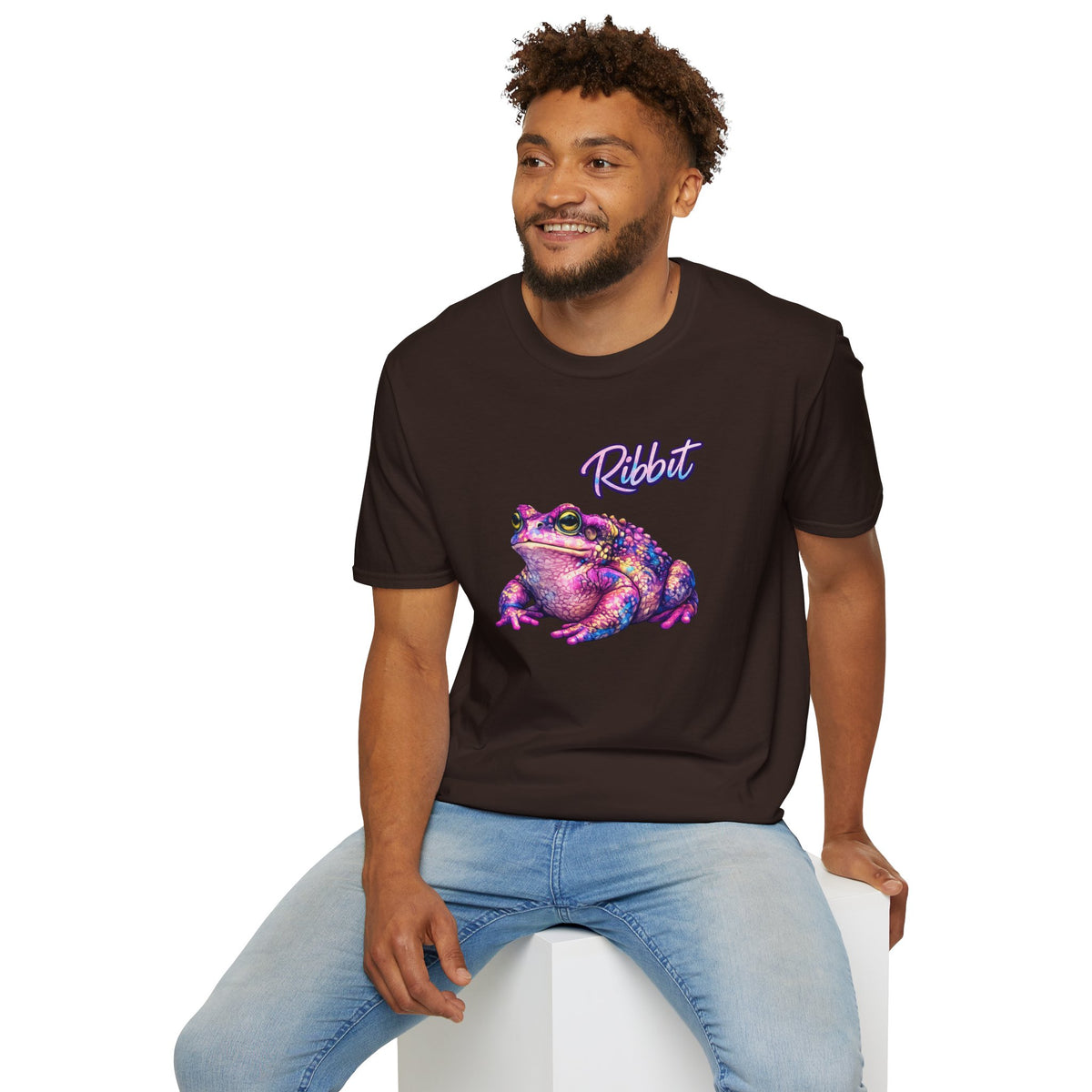 Ribbit Toad Unisex Softstyle T-Shirt