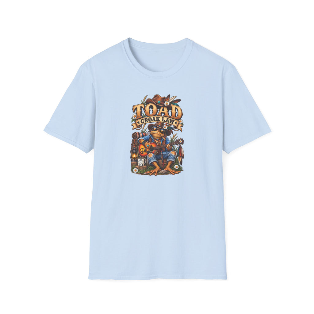 Unisex Softstyle T-Shirt „Toad Croak Law“