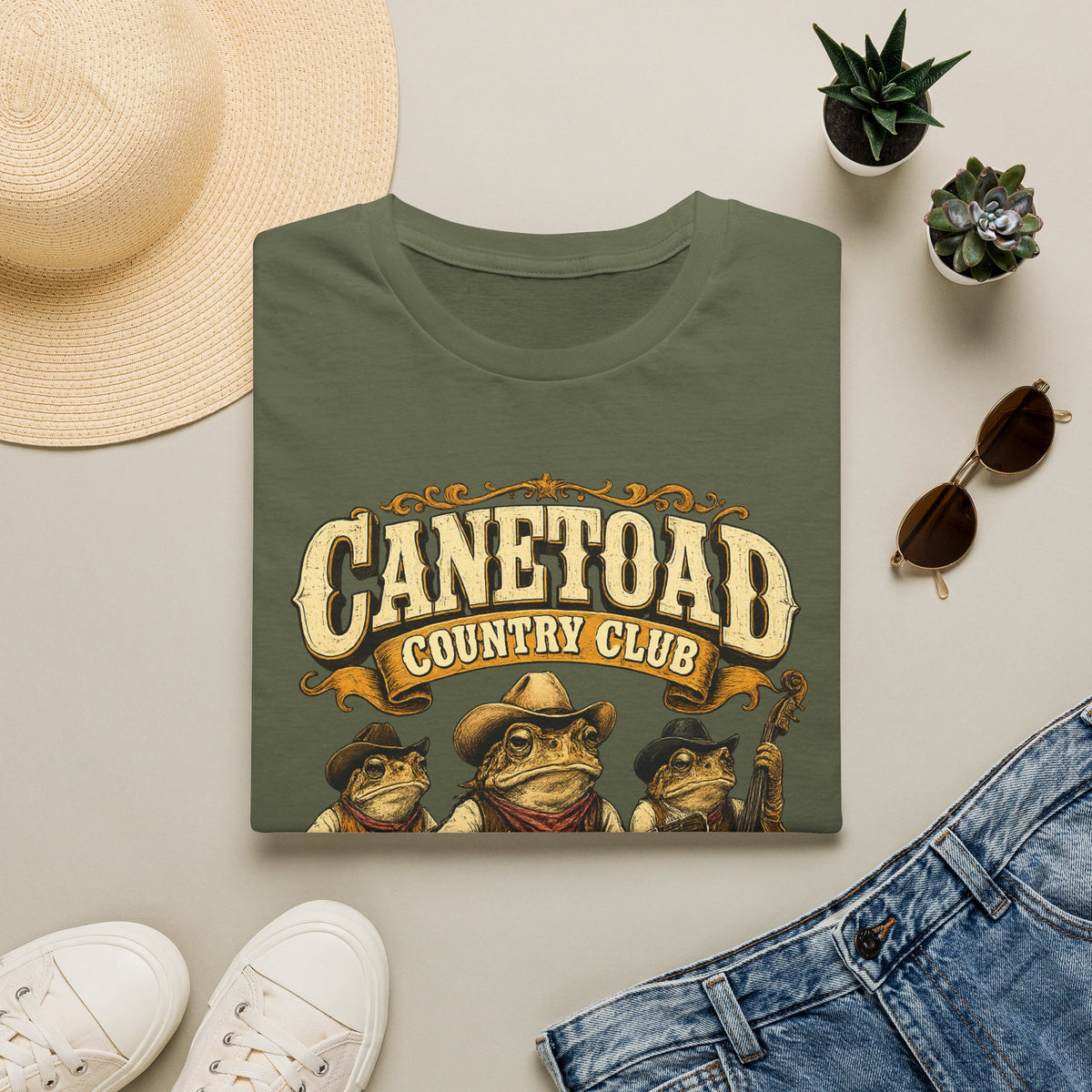 Canetoad Countryclub Unisex Softstyle T-Shirt
