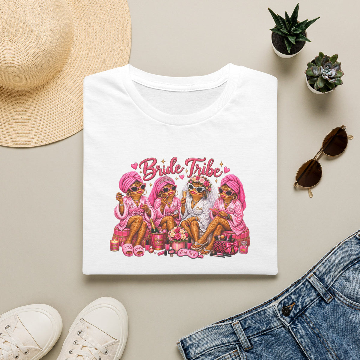 Bride Tribe Toads Unisex Softstyle T-Shirt