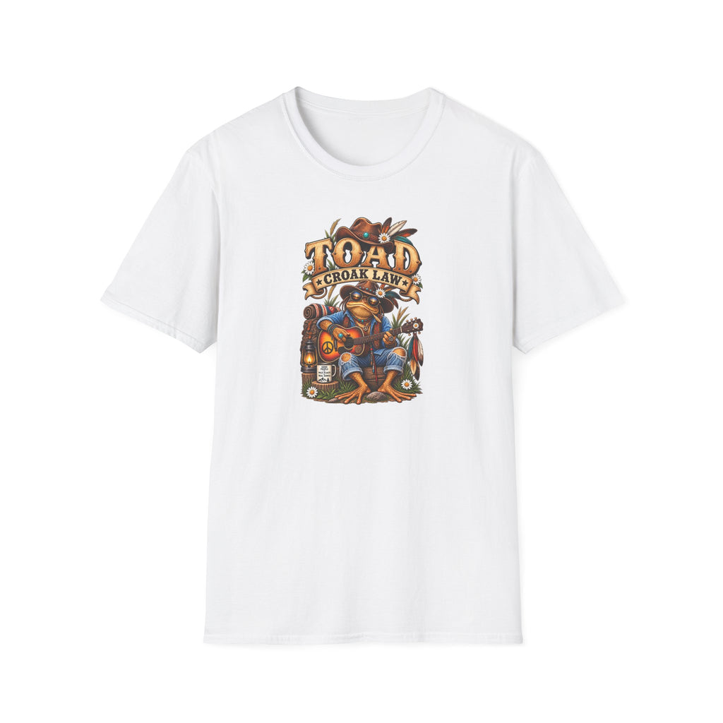 Unisex Softstyle T-Shirt „Toad Croak Law“