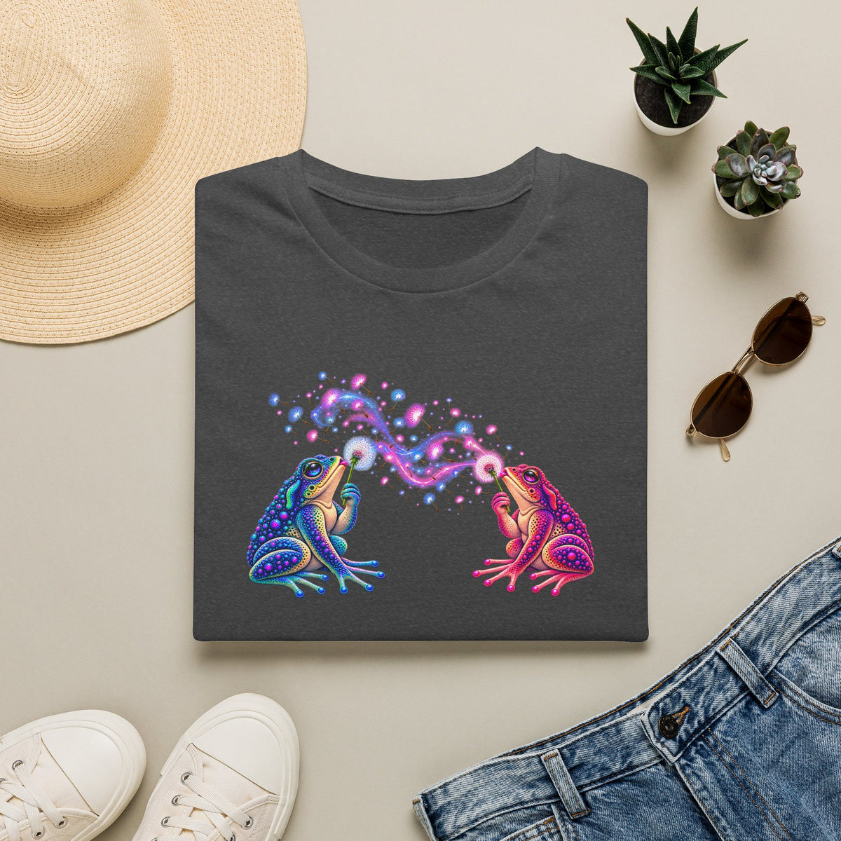 Dandelion Love Toads Unisex Softstyle T-Shirt