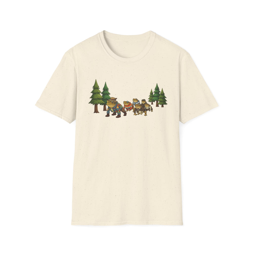 Toad Trail Wandern durch den Wald Unisex Softstyle T-Shirt