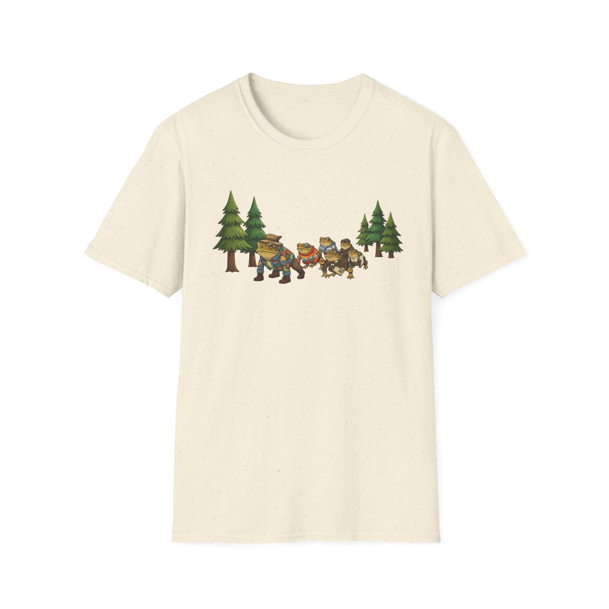 Toad Trail Wandern durch den Wald Unisex Softstyle T-Shirt
