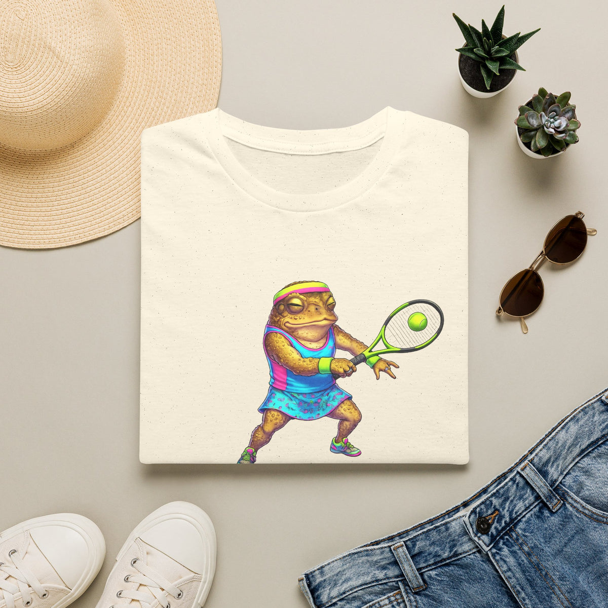 Tennis Toad Unisex Softstyle T-Shirt