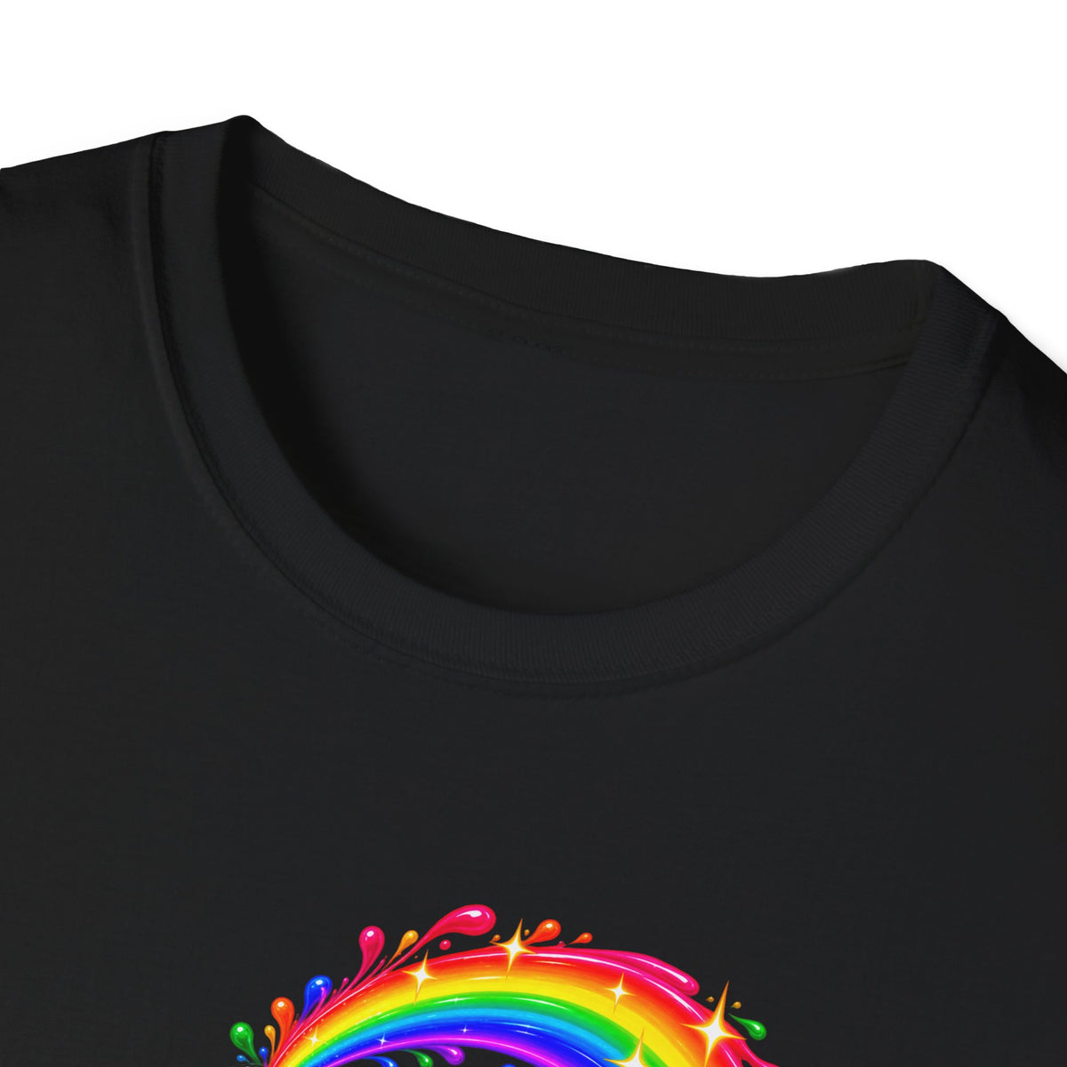 Rainbow Toad Unisex Softstyle T-Shirt