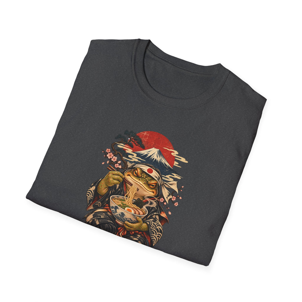 Mt Fuji Ramen noodle Toad Unisex Softstyle T-Shirt