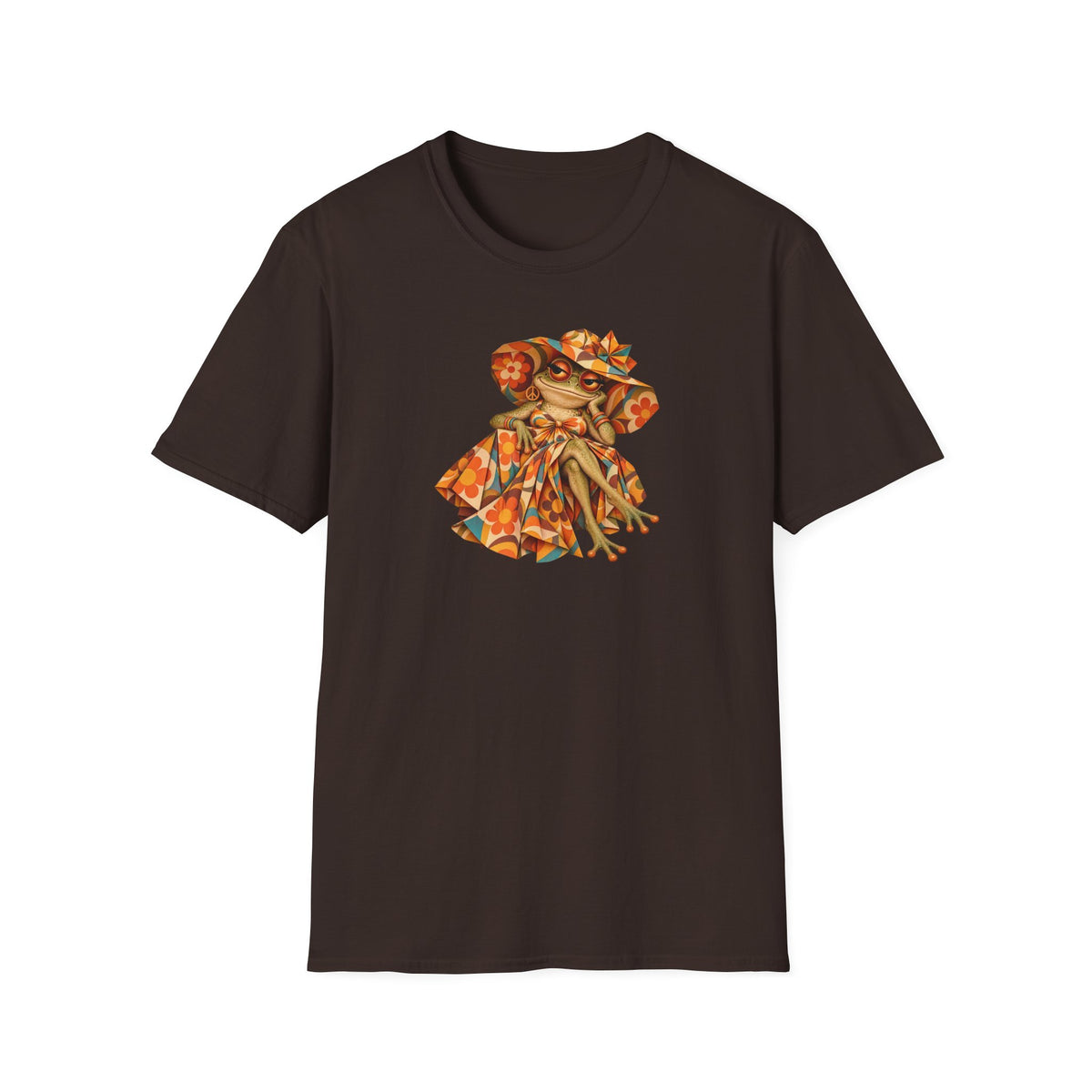 Classy Toad T-Shirt | Funny Stylish Toad Graphic Tee | Croaking Toad