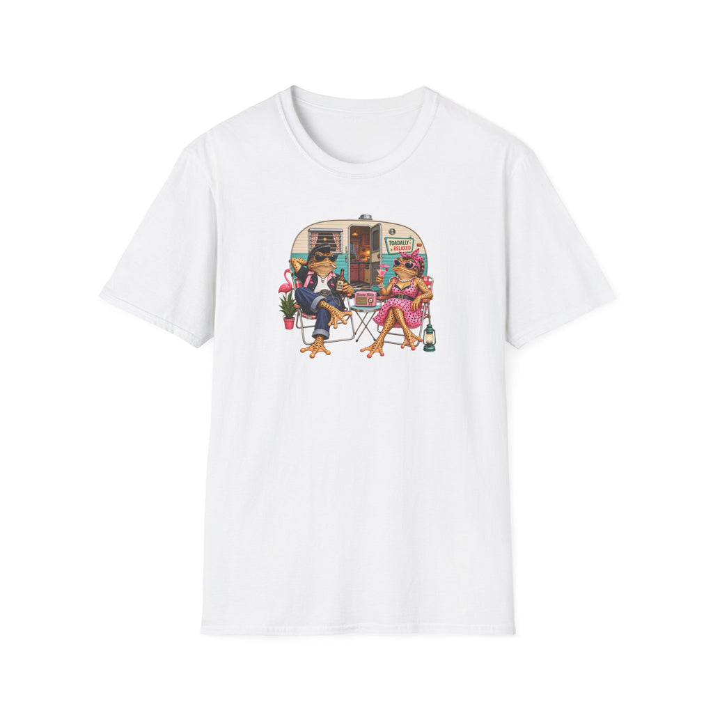 Vintage 50s Toads Campervan Unisex Softstyle T-Shirt