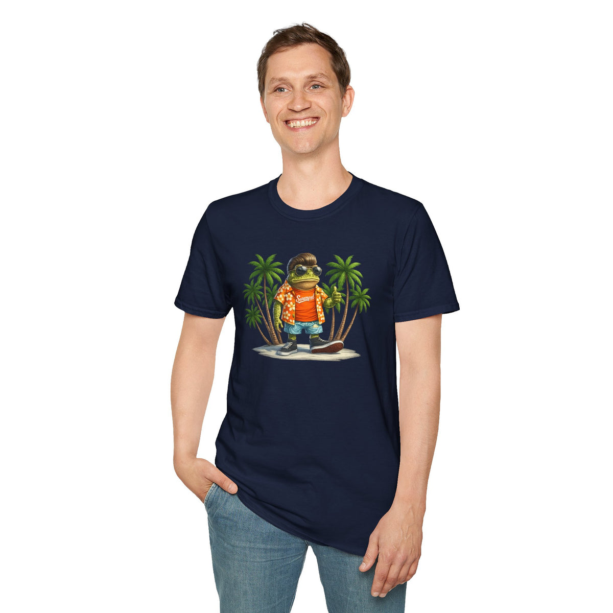 Cool Swampel Toad Unisex Softstyle T-Shirt