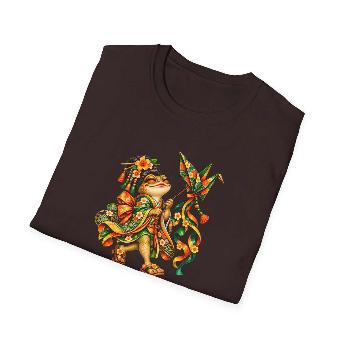 Kite Flying Toad Unisex Softstyle T-Shirt