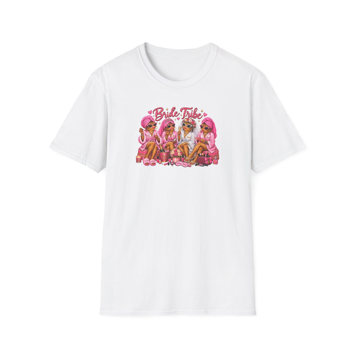 Bride Tribe Toads Unisex Softstyle T-Shirt