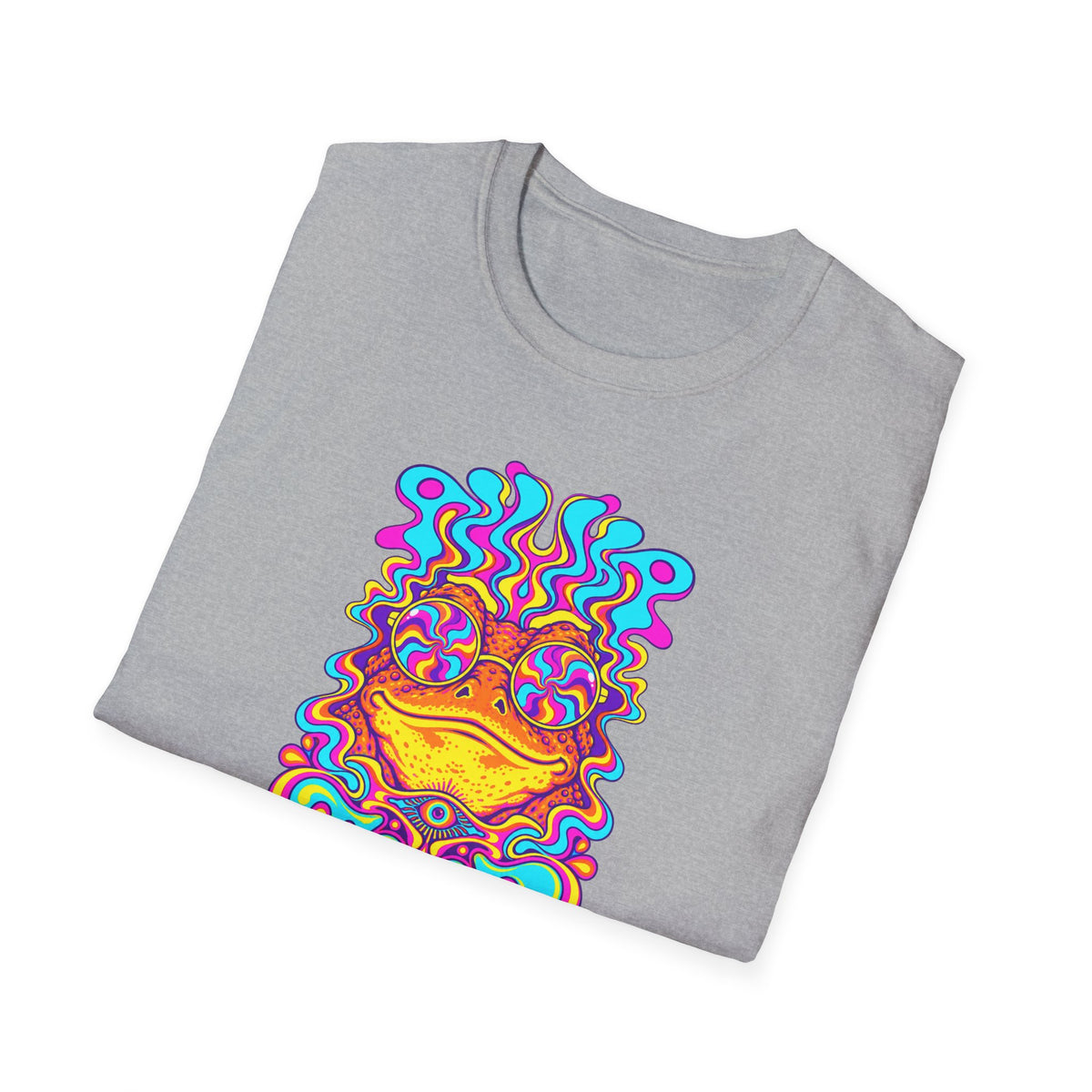 Psychedelic Toad Unisex Softstyle T-Shirt