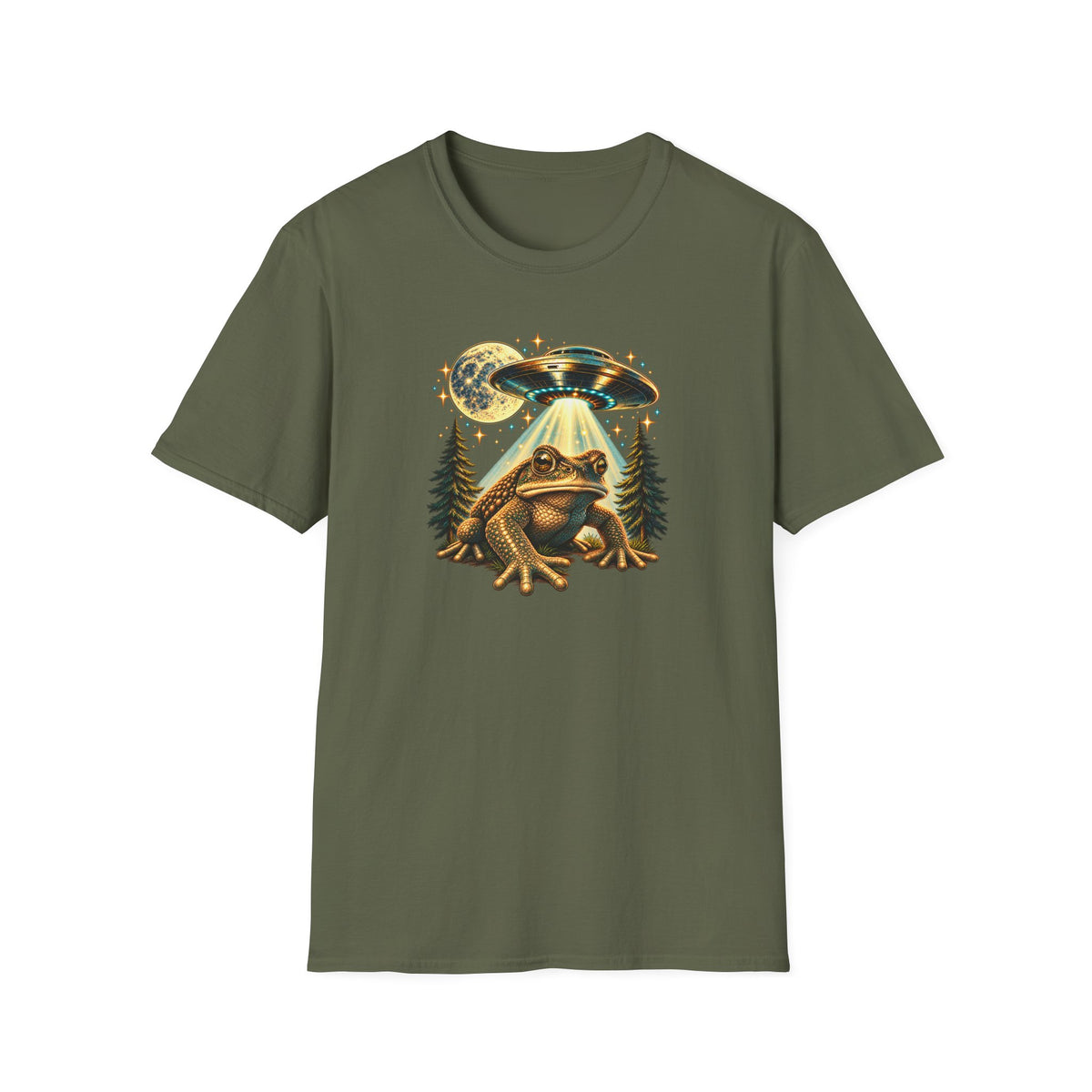 UFO Toad T-Shirt – Funny UFO & Space Graphic Tee