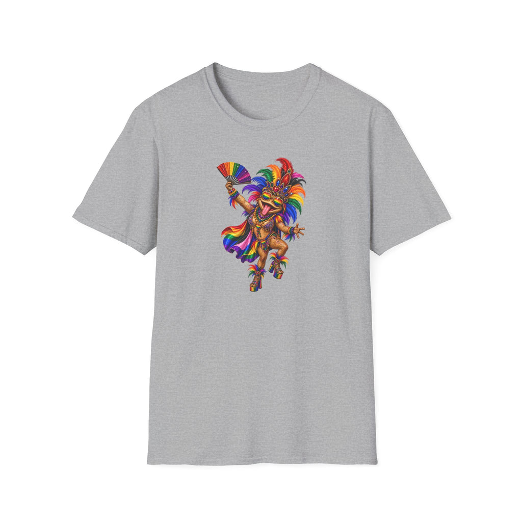 T-shirt unisex Madigras Toad Softstyle