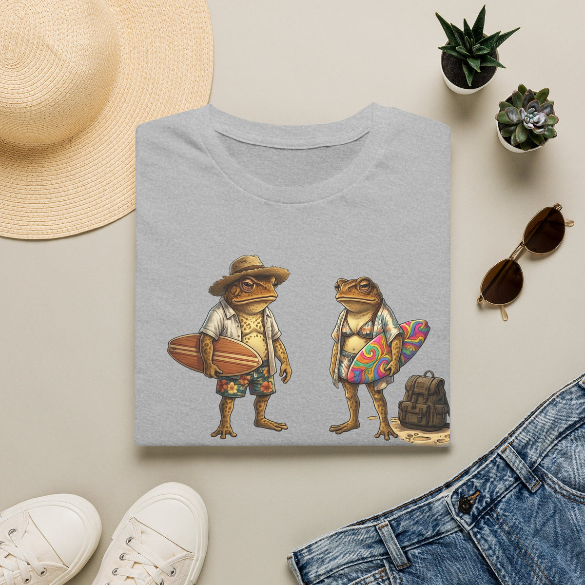 Surfs up Toads Unisex Softstyle T-Shirt