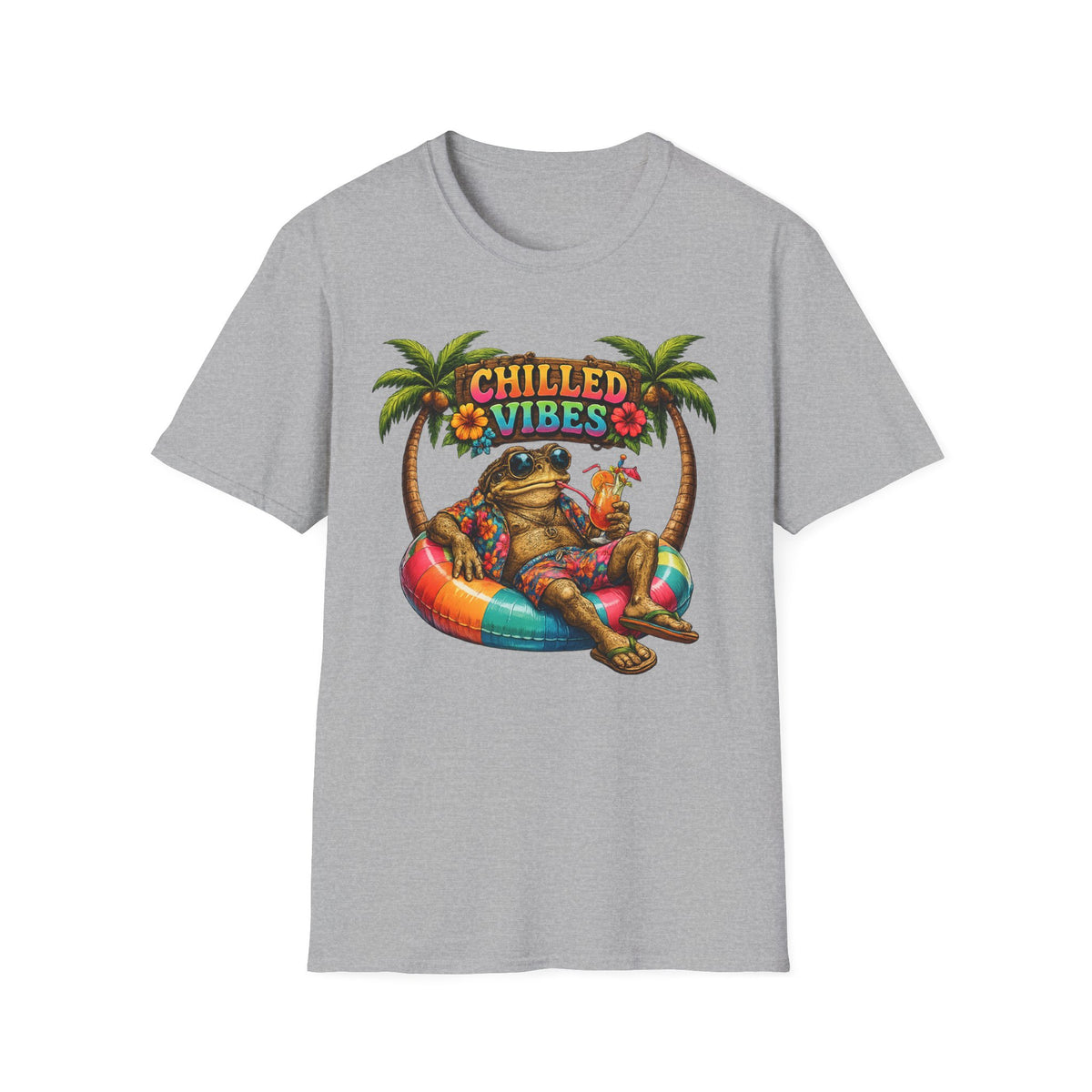 Chilled Vibes Toad Unisex Softstyle T-Shirt
