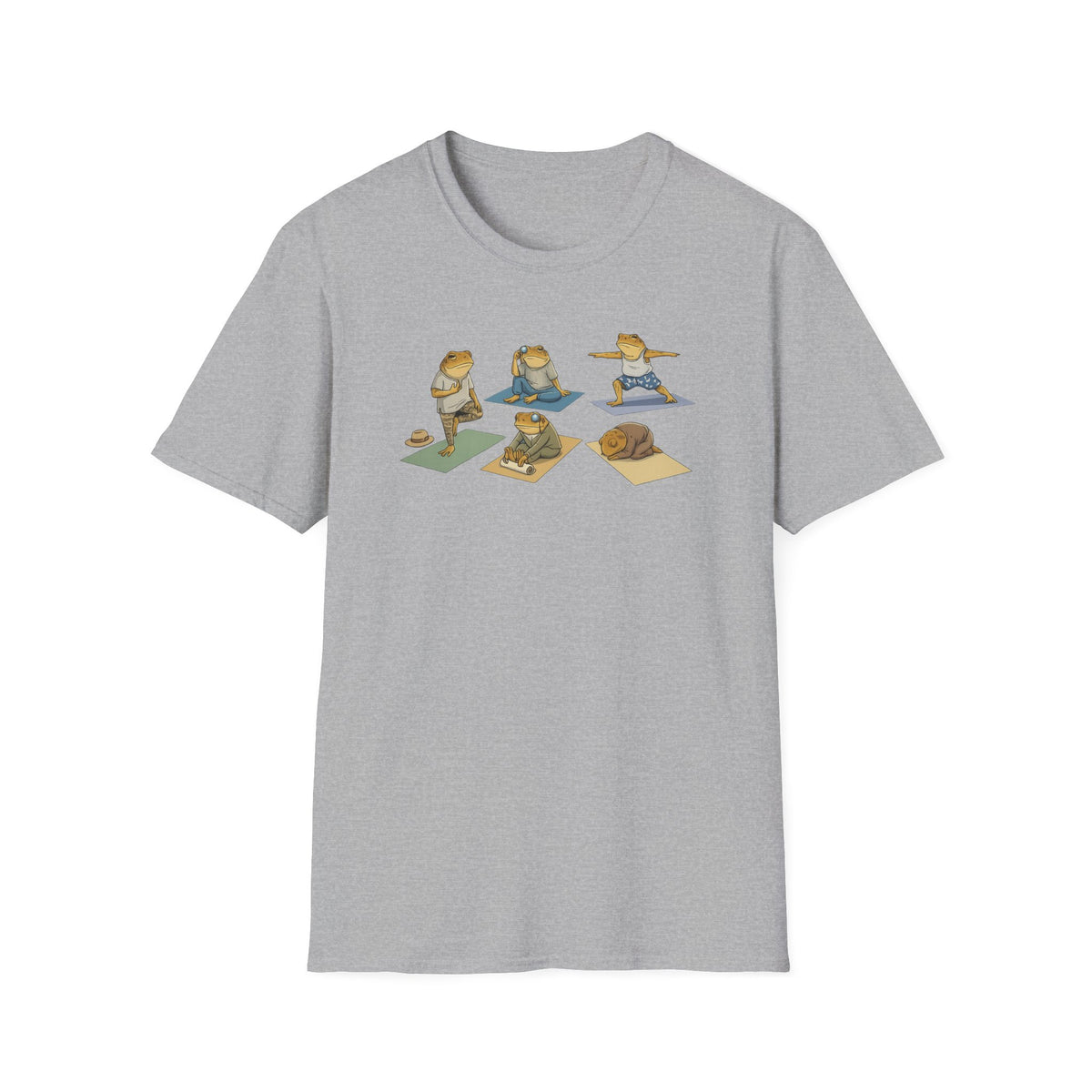 Yoga Zen Kröten Unisex Softstyle T-Shirt