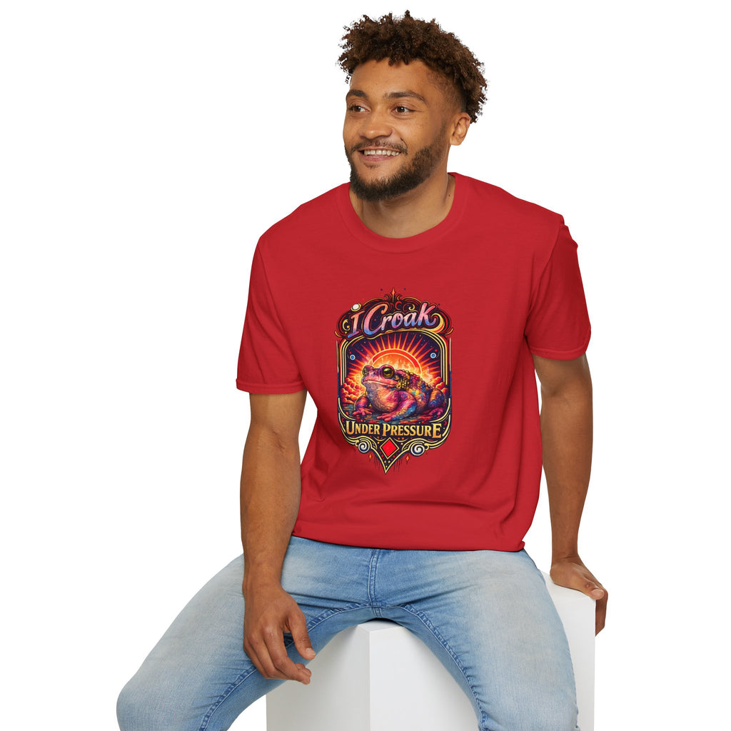 I Croak Under Pressure Unisex Softstyle T-Shirt