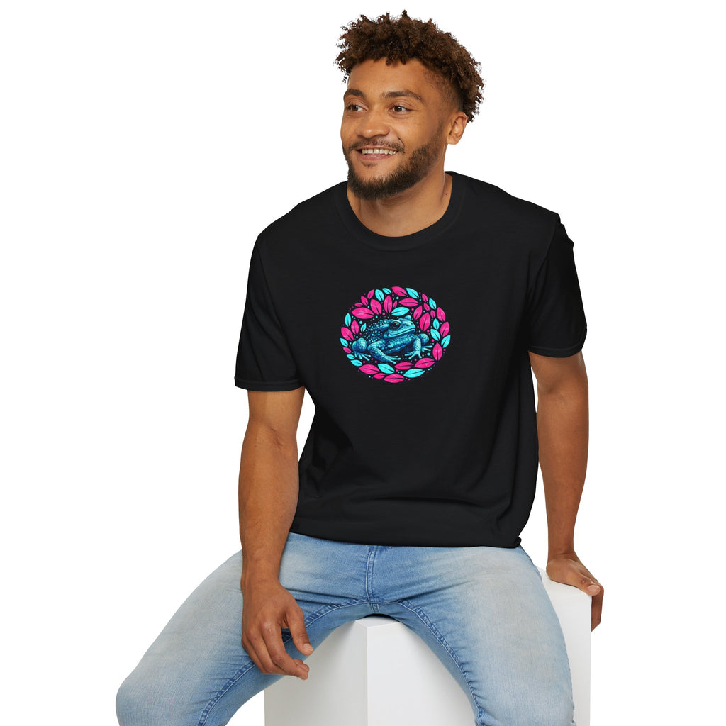 Unisex Softstyle T-Shirt „Blättrige Kröte“