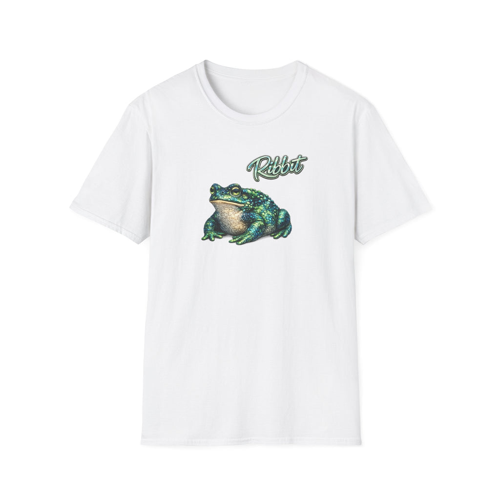 Ribbit-Grün Unisex Softstyle T-Shirt