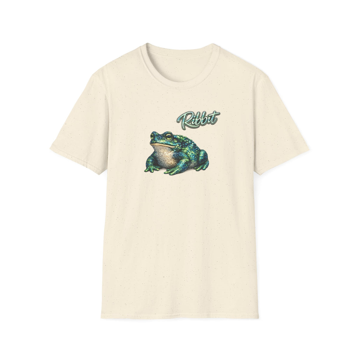 Ribbit-Grün Unisex Softstyle T-Shirt