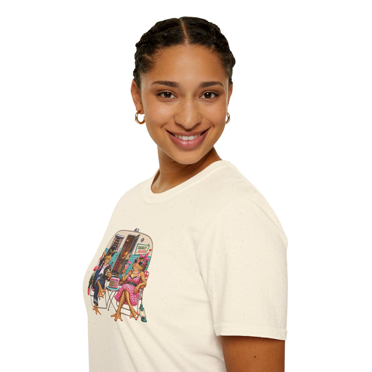 Vintage 50s Toads Campervan Unisex Softstyle T-Shirt