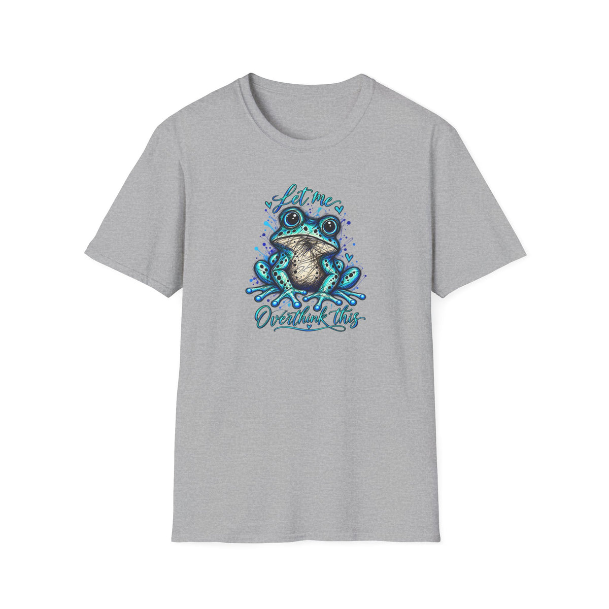 Let me overthink this Toad - Unisex Softstyle T-Shirt