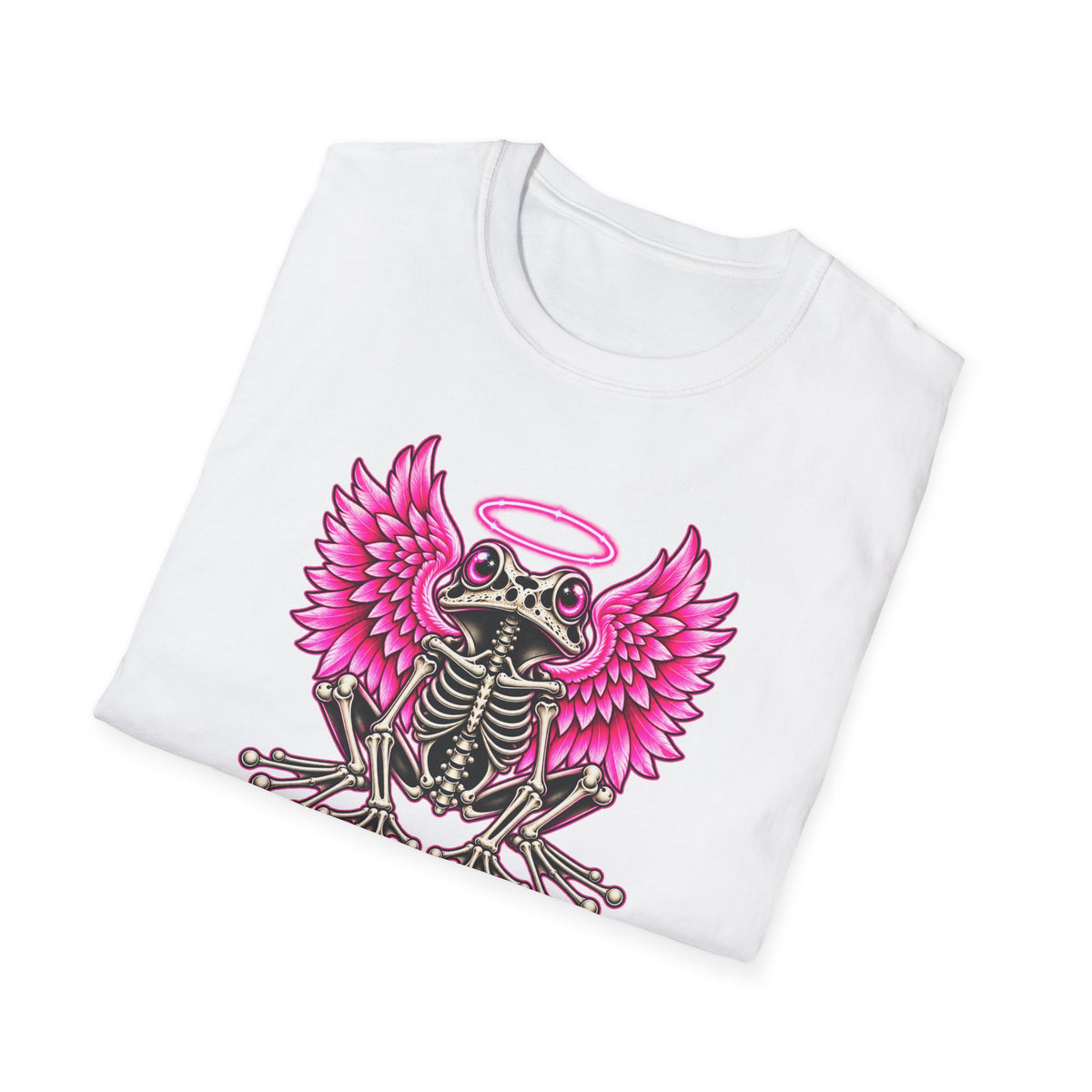 Halo & Flower Angel Skeleton Toad Tee