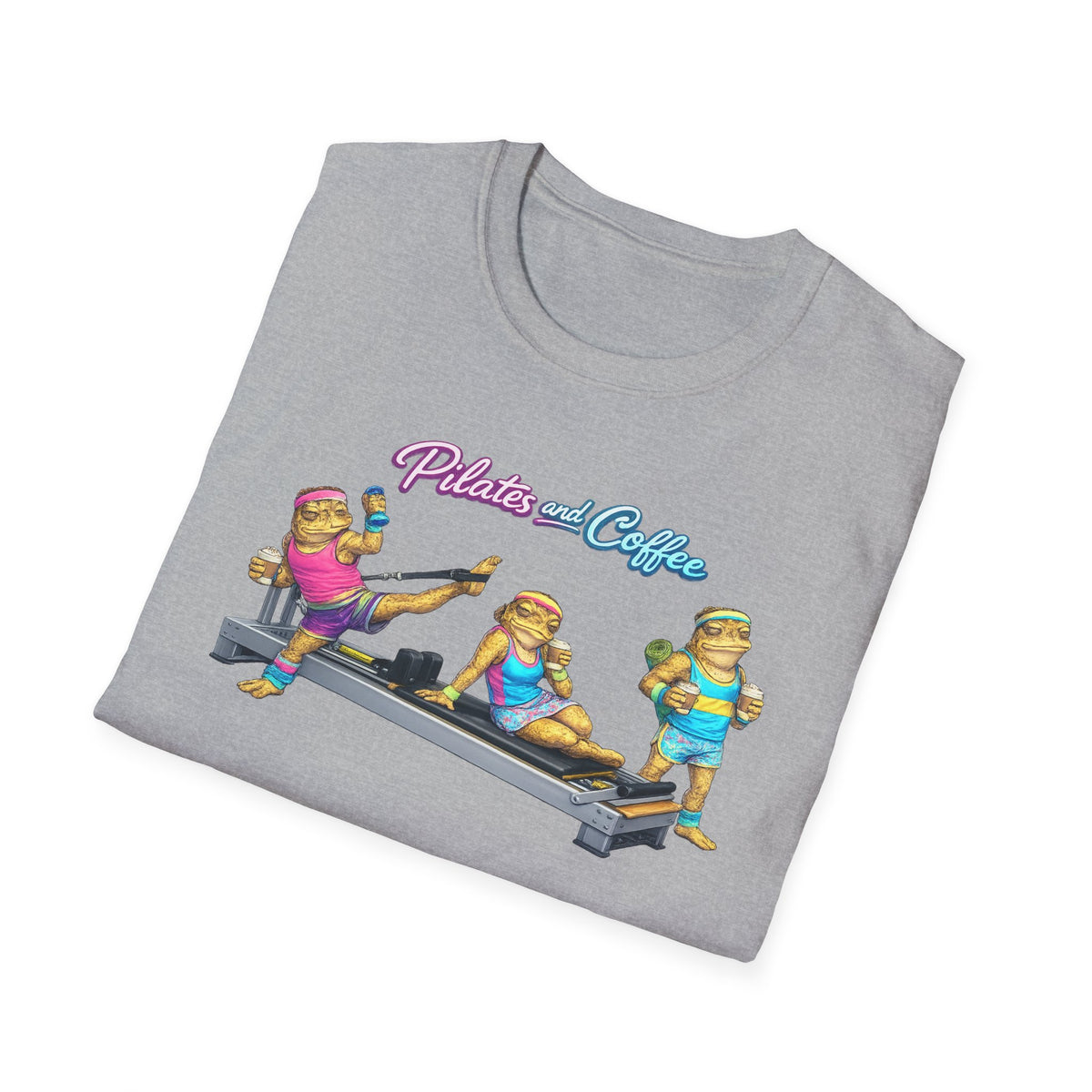 Pilates & Coffee Toads Unisex Softstyle T-Shirt
