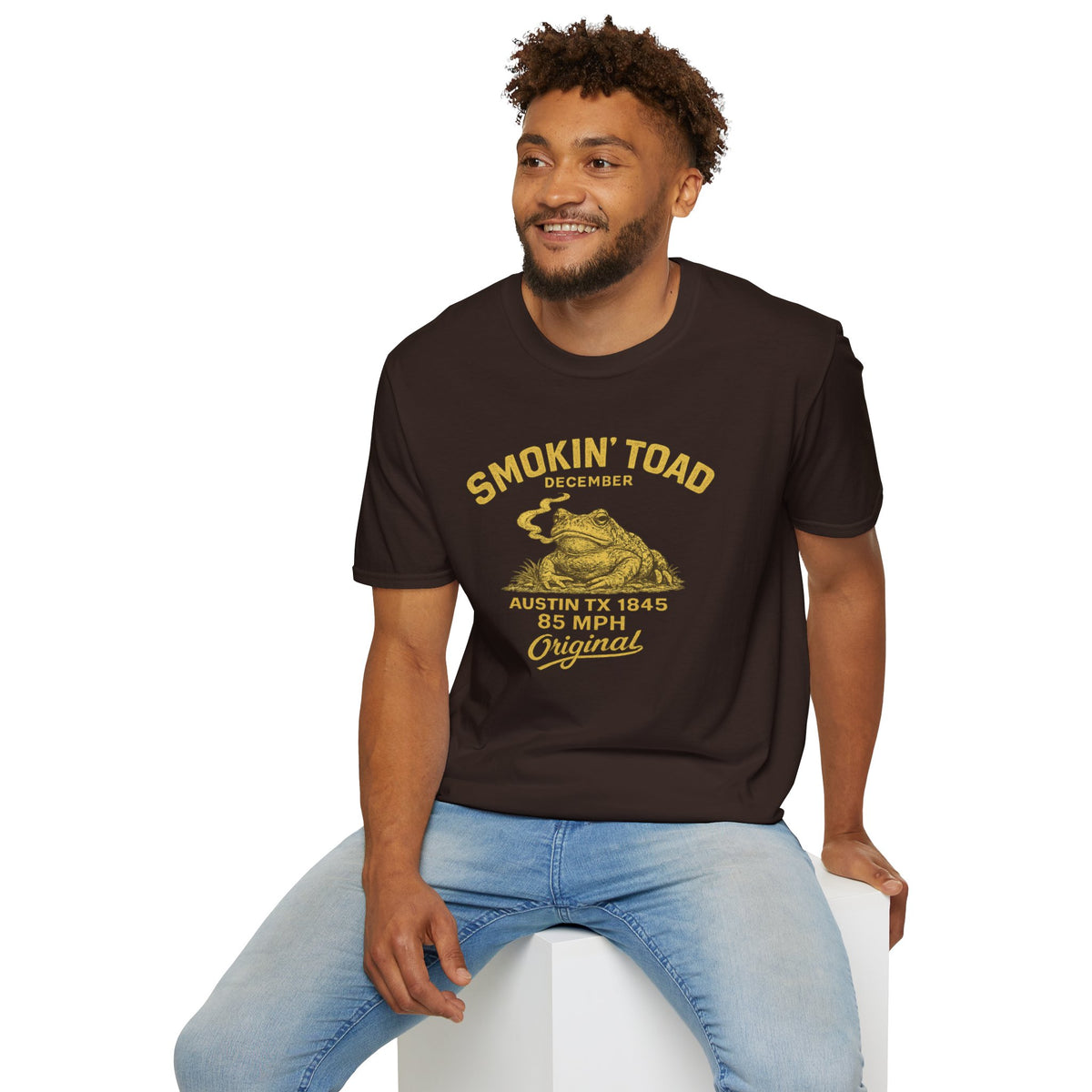 Smokin Toad Austin TX 1845 Unisex Softstyle T-Shirt