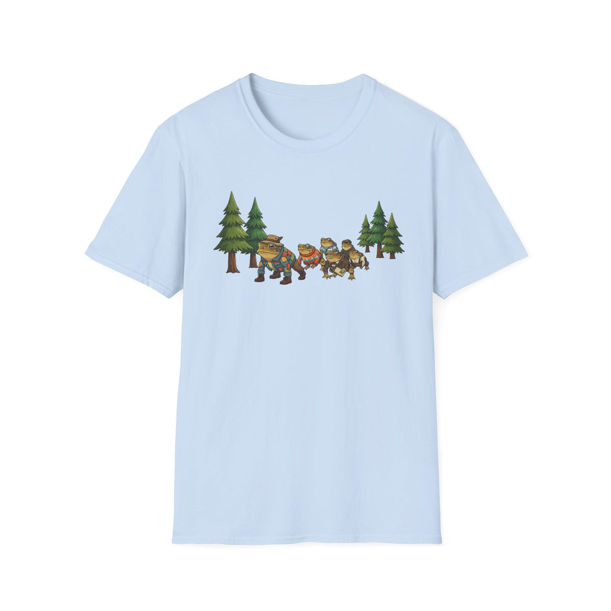 Toad Trail Wandern durch den Wald Unisex Softstyle T-Shirt