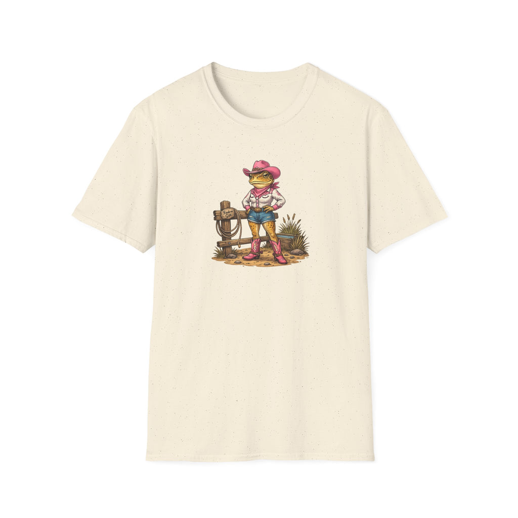 Cowgirl Rodeo Kröte Unisex Softstyle T-Shirt