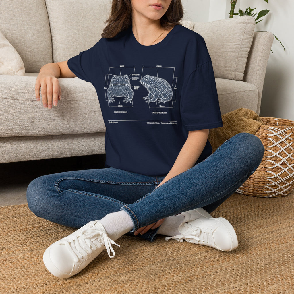 Blue Print Toad Unisex Softstyle T-Shirt