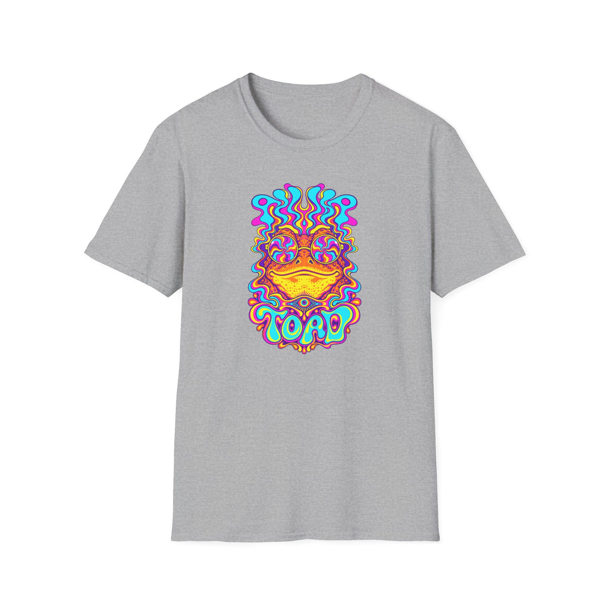Psychedelic Toad Unisex Softstyle T-Shirt