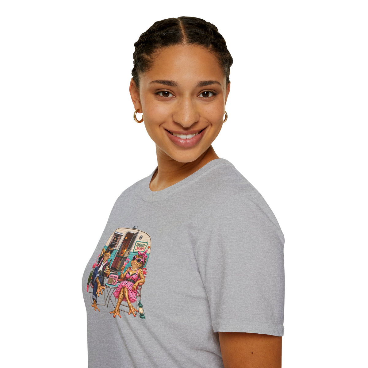 Vintage 50s Toads Campervan Unisex Softstyle T-Shirt