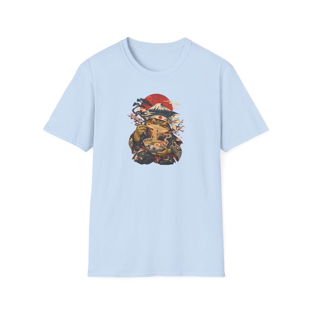 Mt Fuji Ramen noodle Toad Unisex Softstyle T-Shirt
