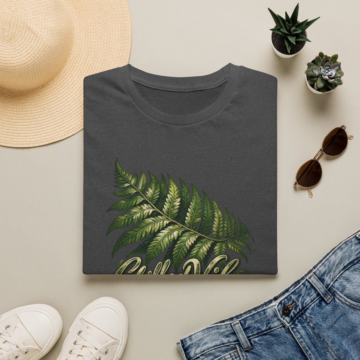 Chilled Vibes fern Unisex Softstyle T-Shirt