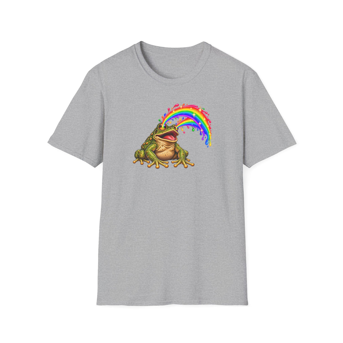 Rainbow Toad Unisex Softstyle T-Shirt